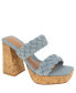 ფოტო #1 პროდუქტის Women's Gemma Braided Platform Sandal