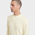 Men's Soft Gym Crewneck Sweatshirt - All in Motion Yellow XXL