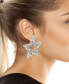 ფოტო #2 პროდუქტის Faux Stone Open Star Post Drop Earrings