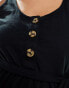 Фото #2 товара Mamalicious Maternity 2 function nursing button through top in black