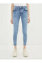Фото #7 товара LCW Jeans Normal Bel Skinny Fit Cep Detaylı Kadın Rodeo Jean Pantolon