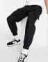 Фото #3 товара ASOS DESIGN tapered cargo trousers in black