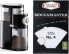 Фото #2 товара ROMMELSBACHER EKM 200 Coffee Grinder, 2-12 Servings, Capacity Bean Container 250 g, 110 Watt, Black & Melitta 180424 Permanent Coffee Filter, Pack of 2 for All Philips Senseo Coffee Pod Machines