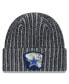 Фото #1 товара Men's Black Dallas Cowboys 2023 Salute To Service Cuffed Knit Hat