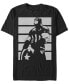 ფოტო #1 პროდუქტის Marvel Men's Captain America Contrast Portrait Short Sleeve T-Shirt