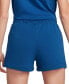 ფოტო #2 პროდუქტის Women's Sportswear Club French Terry Graphic Fleece Shorts