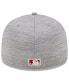 Фото #3 товара Men's Gray Los Angeles Angels 2024 Clubhouse Low Profile 59FIFTY Fitted Hat