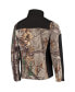 Фото #2 товара Men's Realtree Camo, Black Green Bay Packers Circle Hunter Softshell Full-Zip Jacket