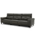 Фото #1 товара CLOSEOUT! Jazlo 3-Pc. Leather Sectional with 3 Power Recliners, Created for Macy's