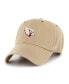 Фото #1 товара Men's Khaki Arizona Cardinals Overton Clean Up Adjustable Hat