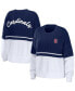 Фото #1 товара Women's Navy, White St. Louis Cardinals Chunky Pullover Sweater