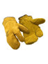 ფოტო #6 პროდუქტის Men's Three Finger Split Leather Mitten Gloves