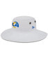 Фото #1 товара Men's White Los Angeles Rams 2023 NFL Training Camp Panama Bucket Hat