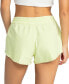 Juniors' Scenic Route Drawstring Shorts Бело-желтый, XL - фото #2