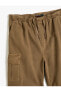 Фото #3 товара Футболка Koton Карго Парашютный Панталоны с поясом, карманы и детали на манжетах