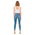 ONLY Blush Mid Skinny Ankle Raw jeans