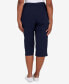 ფოტო #7 პროდუქტის Petite Classic Allure Super Stretch Pull-On Clam Digger