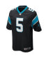 Men's Teddy Bridgewater Black Carolina Panthers Game Player Jersey Черный, 4XL - фото #3