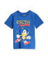 ფოტო #3 პროდუქტის Sonic the Hedgehog Athletic Pullover T-Shirt & Shorts Outfit Set Toddler |Child Boys