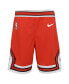 ფოტო #1 პროდუქტის Little Boys and Girls Red Chicago Bulls Icon Replica Shorts