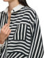 Women's Striped Button-Down Blouse