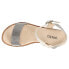 Фото #4 товара VANELi Cedra Metallic Wedge Womens Grey Casual Sandals CEDRA-310847