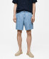 Фото #1 товара Men's Hemp Lyocell Bermuda Shorts