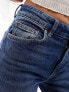 Фото #5 товара Mango straight leg jeans in dark wash blue