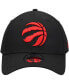 Фото #3 товара Men's Black Toronto Raptors Official Team Color 9FORTY Adjustable Hat