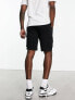 Only & Sons jersey cargo short in black