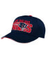 Фото #1 товара Big Boys and Girls Navy New England Patriots On Trend Precurved A-Frame Snapback Hat