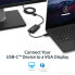 Фото #5 товара StarTech.com USB-C to VGA Adapter - Black - 1080p - Video Converter For Your MacBook Pro - USB C to VGA Display Dongle - Upgraded Version is CDP2VGAEC - 3.2 Gen 1 (3.1 Gen 1) - USB Type-C - VGA (D-Sub) output - 1920 x 1200 pixels