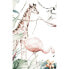 Фото #1 товара BIMBIDREAMS Flamingo Mural Wall Microf.Remov 138x220 Cm