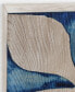 'Cobalt Tile III' Fine Giclee Printed Directly On Hand Finished Ash Wood Wall Art, 24" x 24"