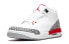 Фото #3 товара Jordan Air Jordan 3 Retro Hall of Fame 中帮 复古篮球鞋 GS 灰白红 / Кроссовки Jordan Air Jordan 398614-116