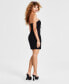 ფოტო #6 პროდუქტის Juniors' Strapless Sequin-Rosette Bodycon Dress