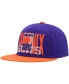Фото #1 товара Men's Purple Phoenix Suns SOUL Cross Check Snapback Hat