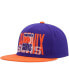 Men's Purple Phoenix Suns SOUL Cross Check Snapback Hat