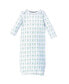 ფოტო #2 პროდუქტის Baby Girl Cotton Gowns, 3-Pack Wild and Free