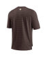 Фото #4 товара Men's Brown San Diego Padres Authentic Collection Pregame Raglan Performance V-Neck T-shirt