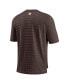 Men's Brown San Diego Padres Authentic Collection Pregame Raglan Performance V-Neck T-shirt