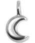 Mini Crescent Moon Charm in Sterling Silver