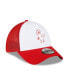 Фото #4 товара Men's Red, White St. Louis Cardinals 2023 On-Field Batting Practice 39THIRTY Flex Hat