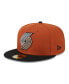 ფოტო #4 პროდუქტის Men's Rust, Black Portland Trail Blazers Two-Tone 59FIFTY Fitted Hat