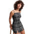 Фото #1 товара SUPERDRY Vintage Check Cami Sleeveless Short Dress