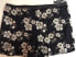 Фото #1 товара Шорты женские INC International Concepts с вышивкой цветочных мотивов на льне черные 4