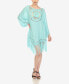 ფოტო #1 პროდუქტის Women's Crocheted Fringed Trim 3/4 Sleeves Cover Up Dress