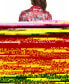 Фото #2 товара Пижама iCollection Дженна Контрастная Сатиновая Цветочная с Поясом