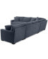 Фото #12 товара Radley 5-Pc Fabric Sectional with Apartment Sofa, Created for Macy's