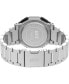 ფოტო #2 პროდუქტის UFC Men's Colossus Analog-Digital Silver-Tone Stainless Steel Watch, 45mm